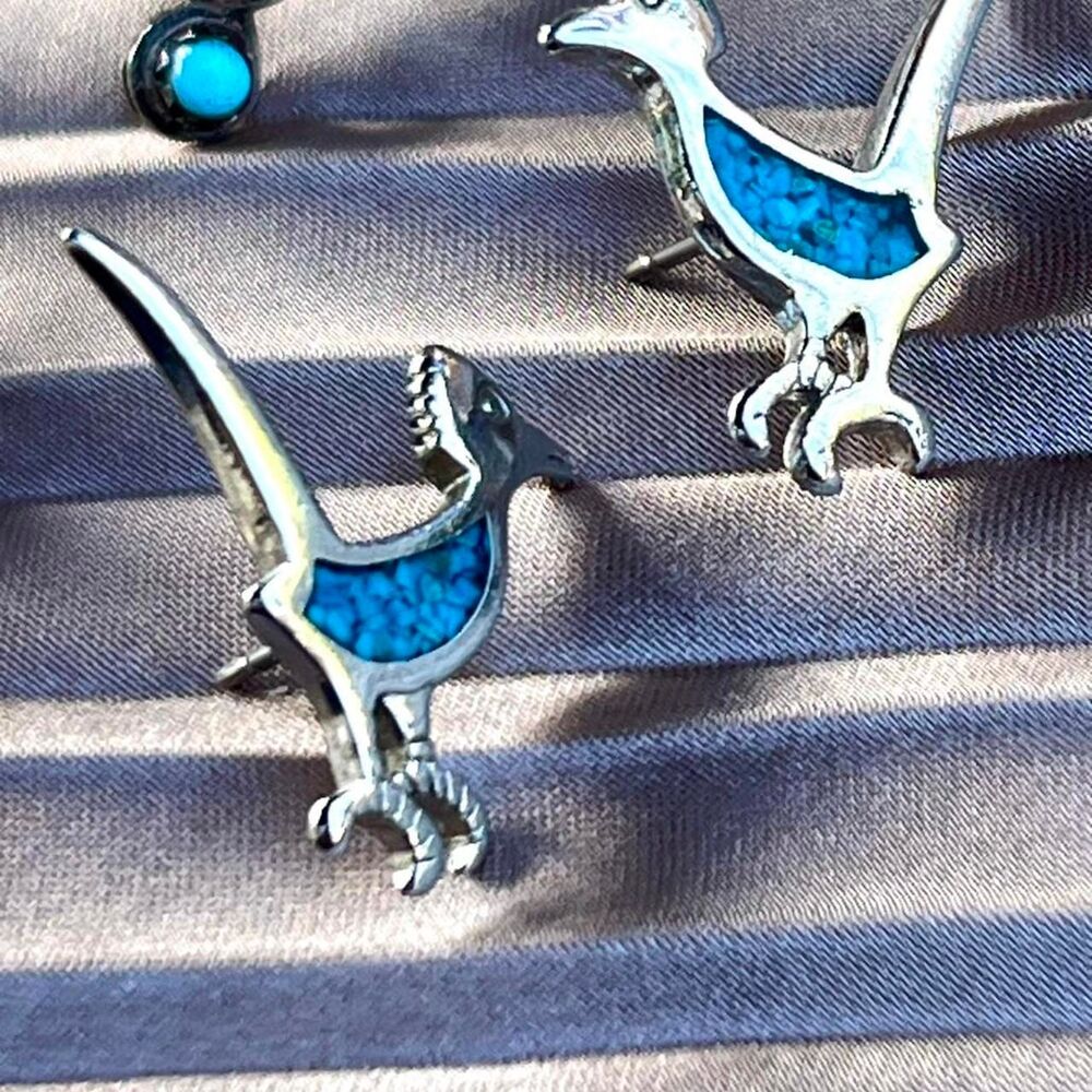 Native Women's Blue and Silver Jewellery